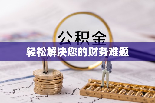 巨野轻松解决您的财务难题